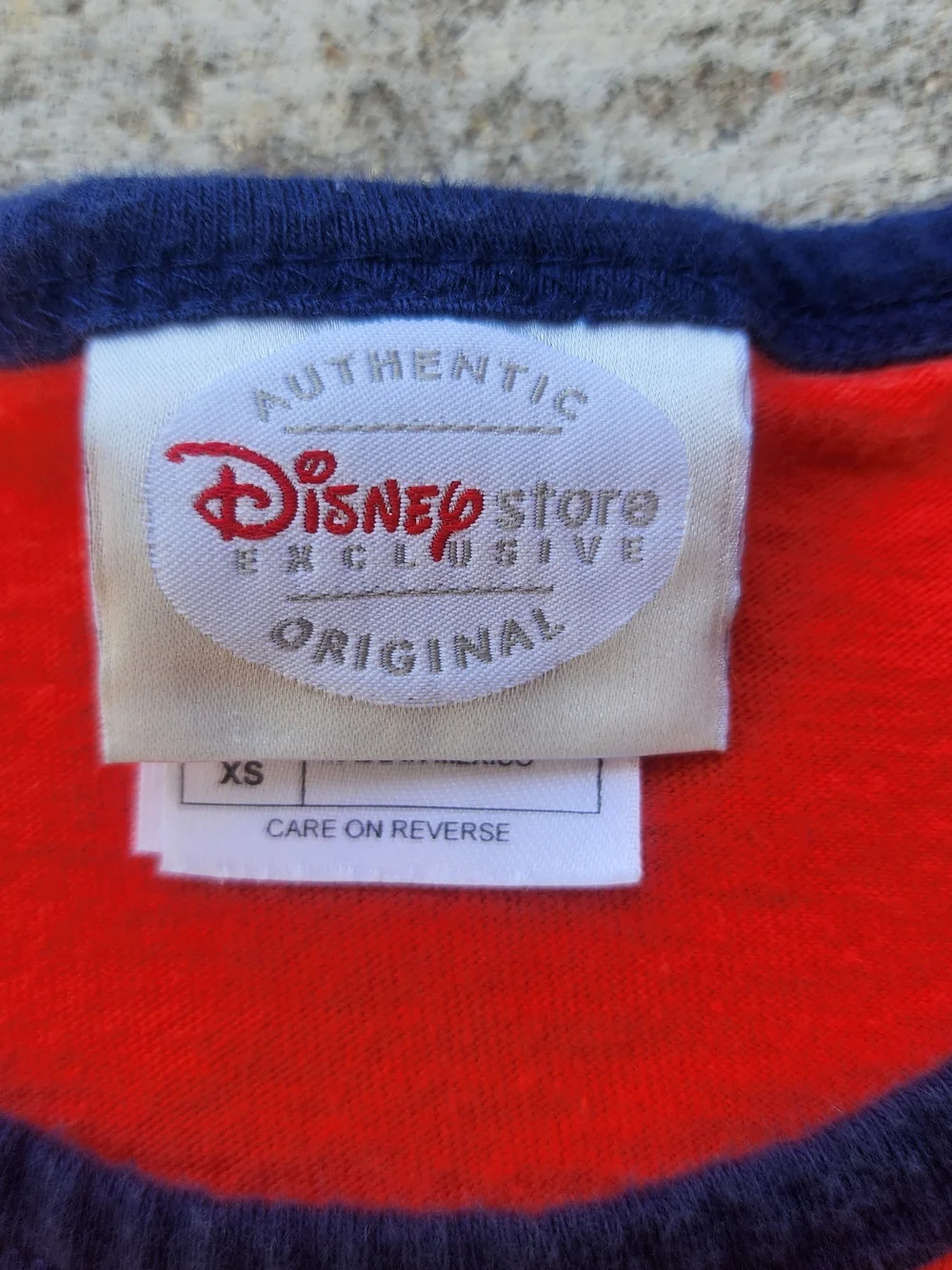 Vintage Disney Mickey Mouse Red Kids Youth Tank Top, Mickey Surfgear Sz XS 4/5